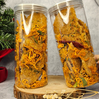 Cơm cháy mix khô gà hũ 300gram