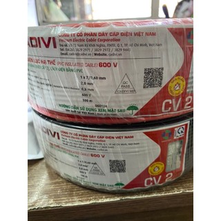 Cuộn 100m - cadivi dây điện cadivi 2.0 đơn