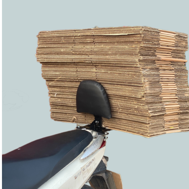 Ghế ngồi xe máy baga kết hợp tựa lưng baga wave baga ab...  ghế tựa lưng baga chở hàng xe máy