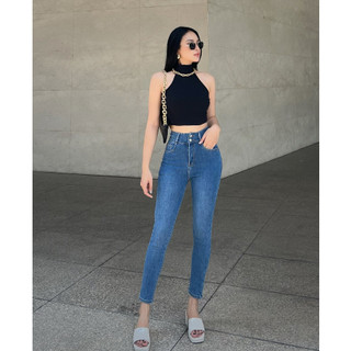Quần jean nữ skinny lưng cao tôn dáng tiqi jeans g1-505