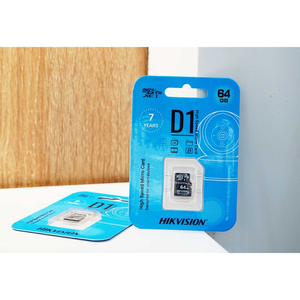 Thẻ Nhớ MicroSD 64GB 128GB 256GB Hikvision Màu Xanh Chuyên Dụng