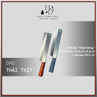 Dao thái thịt thái rau cỡ lớn thép Nhật không gỉ
