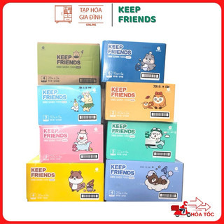 Thùng bỉm keep friends Hàn Quốc đủ size dán/quần S40,M32,L28 miếng