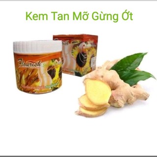 Kem tan mỡ bụng gừng ớt flourish thái lan 500ml+ 200ml giúp tan