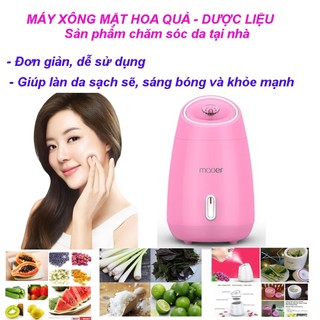 Máy xông hơi da mặt, thải độc làm sạch da tại nhà, máy xông mặt 2in1 Maoer
