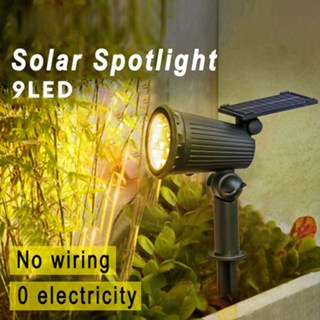 Đèn năng lượng mặt trời ngoài trời Điều khiển ánh sáng không thấm nước Đèn cỏ mặt đất Đèn cây cảnh sân vườn