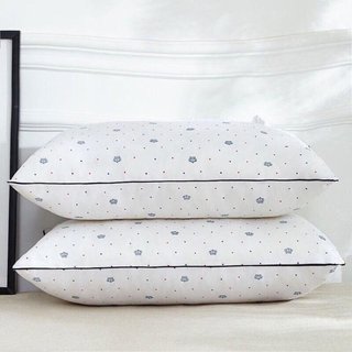 Combo 2 chiếc ruột gối bông cao cấp hoạ tiết vương miện, hoa hồng xanh