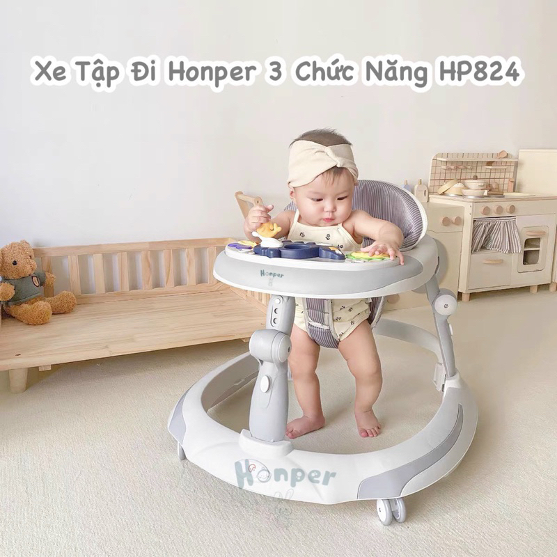 Xe tập đi chữ U cao cấp,đa năng cho bé, có bàn phát nhạc kèm bàn ăn - đạt tiêu chuẩn Châu Âu - bảo hành 1 năm