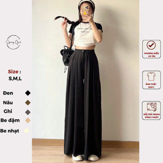  Quần tây nữ ống rộng ulzzang cạp cao tôn dáng chất GOD cao cấp Spring Quan0038/p12k7