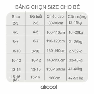 Tất trẻ em - AIRCOOL - Set 3