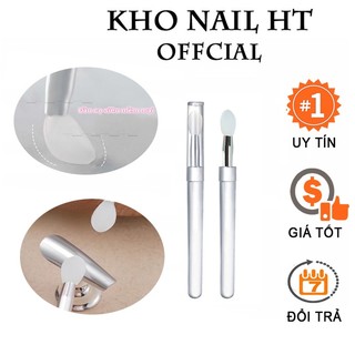 Cọ chà tráng gương dụng cụ làm nail sáng móng silicon
