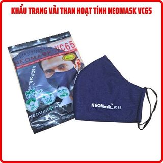 Khẩu trang than hoạt tính neomask vc65 đeo tai chống bụi
