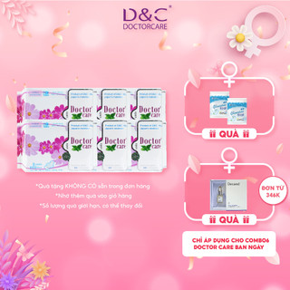 Băng vệ sinh thảo dược D&C Doctor Care ban ngày 24cm Combo 6 gói