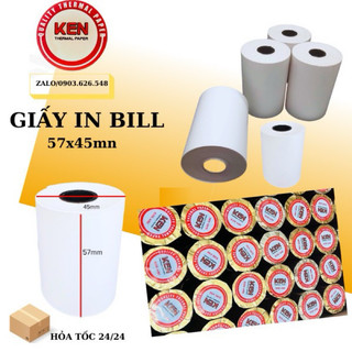 Giấy in nhiệt k57 – giấy in hóa đơn bán hàng k57x45mm