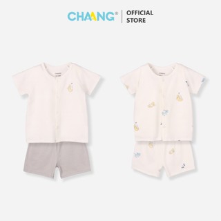  Bộ quần áo cộc tay cúc giữa Fairy Chaang