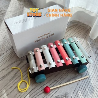 Bộ đồ chơi đàn gỗ cho bé, đàn gỗ 8 âm thanh phát triển trí não toystore FUDAER