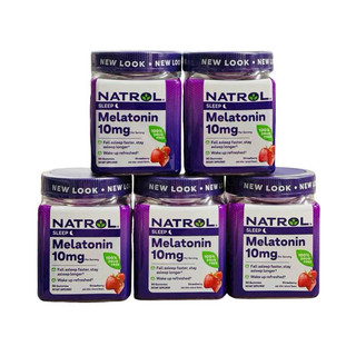 KẸO NGỦ NATROL GUMMIES MELATONIN 5MG (180v)