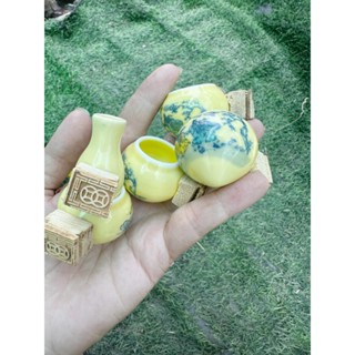 Cóng sứ đựng thức ăn chim hút mật, chim khuyên, hàng cao cấp tai triện siêu đẹp, combo 5 chiếc cóng