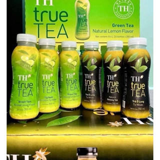 THÙNG 24 CHAI 350ML TRÀ TH TRUE TEA TRÀ XANH VỊ CHANH/ Ô LONG TỰ NHIÊN (24 CHAI x 350ML). ...