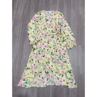 [virusplussize]ĐẦM Midi Wrap Primark xuất xịn bigsize
