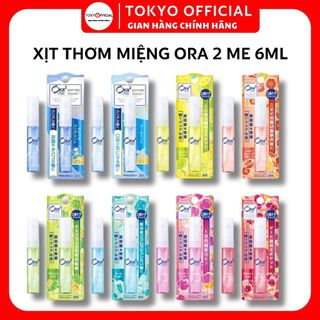 Xịt thơm miệng sunstar ora 2 nhật bản 6 ml, chai xịt khử mùi hôi miệng, cho hơi thở thơm mát, nhiều vị | tokyo official