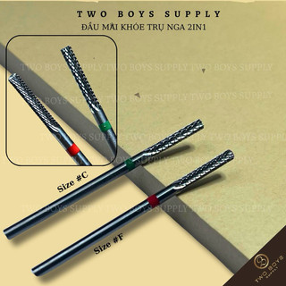 Twoboys đầu mài nga đầu mài 2 trong 1 đầu mài mịn và khoé kết hợp