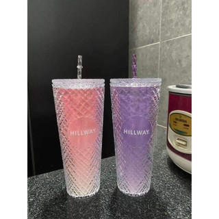 Combo 1 hộp trà sữa + Ly Kim cương Tumbler Hillway Diamond 700ml