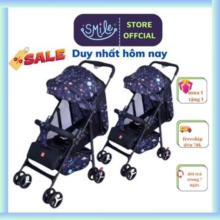 xe đẩy cho bé gấp gọn siêu nhẹ - xeđẩy cho bé
