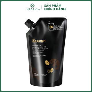 Túi Refill Tẩy Tế Bào Chết Toàn Thân Cocoon Sạch Da Dak Lak Coffee Body Polish 600ml Hasaki Sản Phẩm Chính Hãng