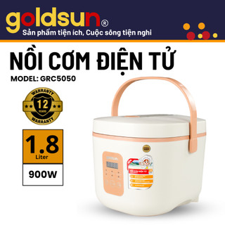 Nồi cơm điện tử Goldsun 1.8L GRC5050 , bảng điều khiển LED, lòng nồi chống dính, nhiều chế độ nấu