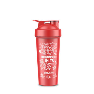 (Quà tặng không bán) Bình shaker Optimum Nutrition 600ml