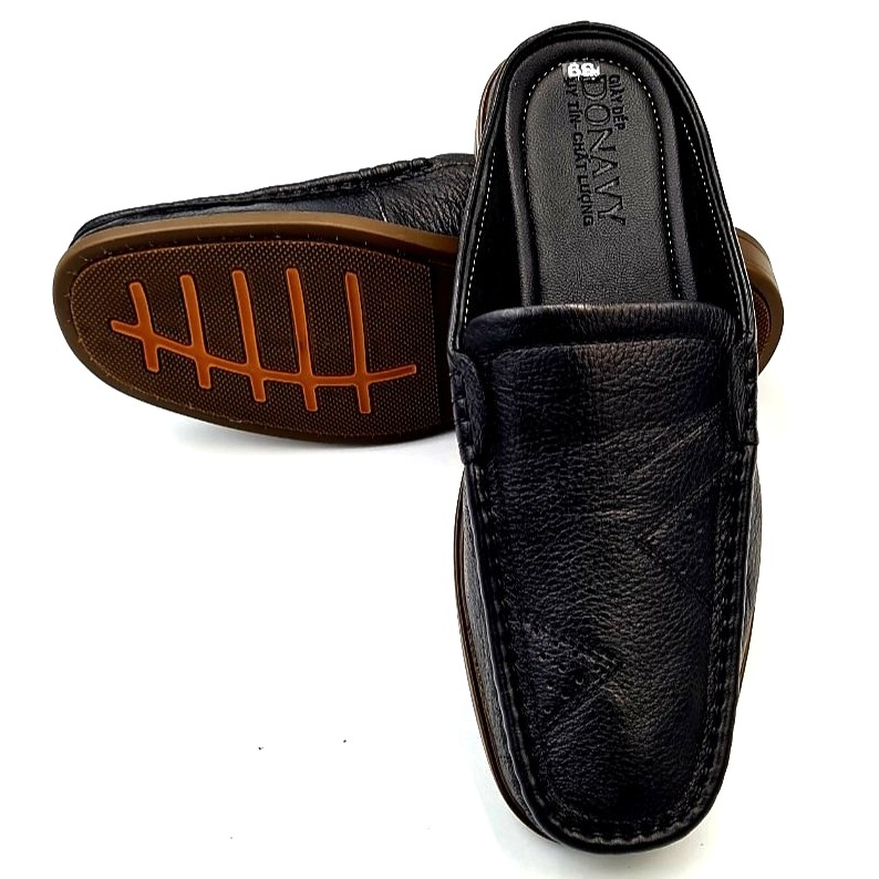 Giày Lười Nam Da Bò Cao Cấp Donavy2tg, thiết kế hình tam giác bắt mắt D.G2TG