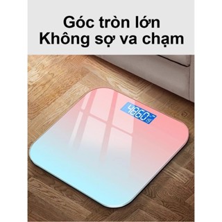 OOKAS Cân Điện Tửsức khỏe Màn Hình Led Kính Cường Lực Bền Bỉ Cân Gia Đình Trọng Lượng Tối Đa 150Kg