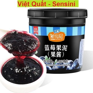 Mứt sốt việt quất sensini hộp 1,36kg