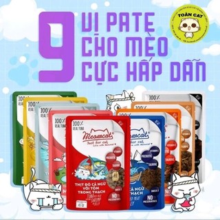 Combo 12 gói pate Meowcat cho mèo gói 70g cho mèo mọi lứa tuổi