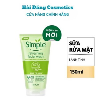 Sữa Rửa Mặt Simple Refreshing Facial Wash 150ml