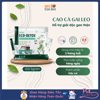 Ecopets giải độc gan thận eco detox & thuốc bổ máu eco iron cho thú cưng