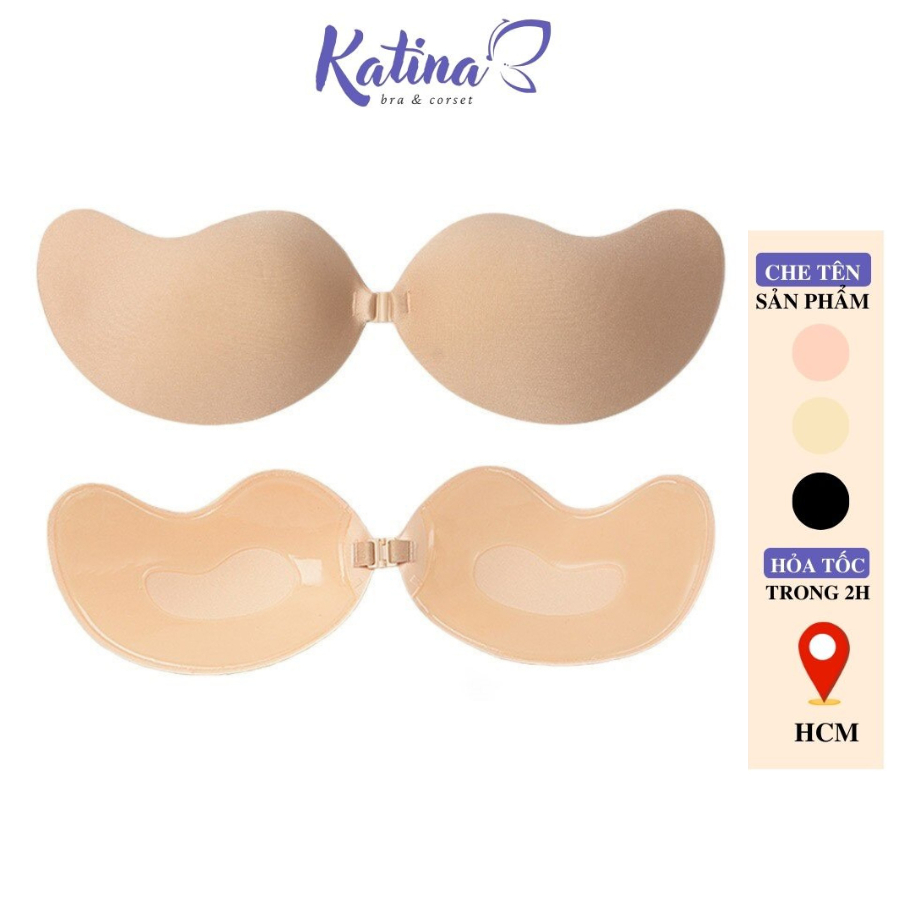KTA64 Áo Bra Dán KATINA BRA Silicon Cài Trước Siêu Dính Nâng Ngực Tạo Khe Dễ Dùng Dễ Điều Chỉnh Tiện