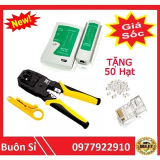 Kìm bấm mạng, Test mạng, Hạt mạng - Hàng chuẩn