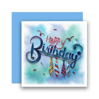 Thiệp Handmade, Thiệp Giấy Xoắn (Quilling Cards) - Thiệp Sinh Nhật, Tình Yêu, Chúc Mừng - Birthday 15x15cm