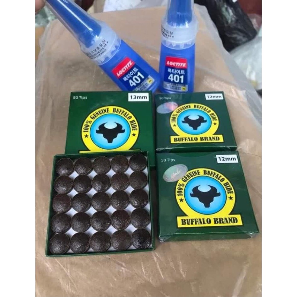 Đầu Cơ Bida - Đầu Tẩy Bi-A .Tẩy Đầu Trâu 11.5-12-13mm - Tẩy CLB giá rẻ