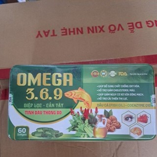 Viên uống bổ mắt omega 3.6.9 diệp lục- cần tây tinh dầu thông đỏ