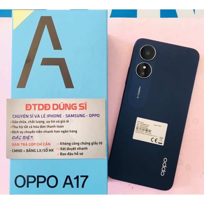 Oppo A17 bản 2sim ram 8G/64G Chính Hãng, Bảo hành 12 tháng | BigBuy360 - bigbuy360.vn