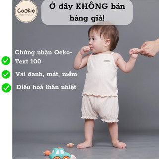 (Nhãn Cookies) Bộ 2 dây cuốn bèo, quần phồng (Năng động, đáng yêu) cho bé - B2Q
