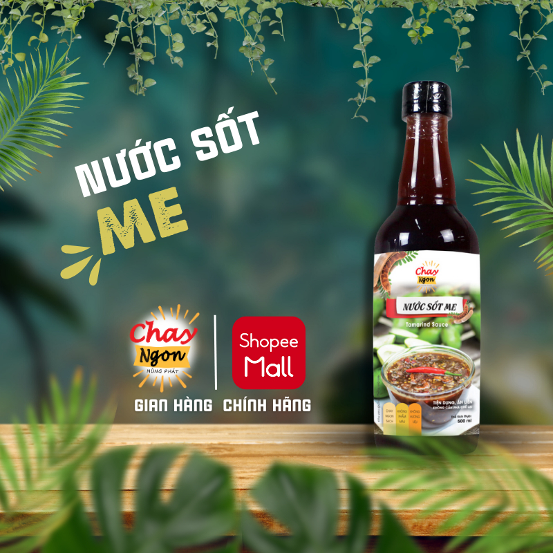 Nước Sốt Me Chua Ngọt Tiện Lợi Chay Ngon Hùng Phát Chai 500ml - Bí Kíp Cho Món Canh Chua Của Mẹ