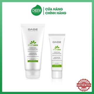 Sữa Rửa Mặt BABE - BABÉ Stop Akn Purifying Cleansing Gel Cho Da Dầu Mụn