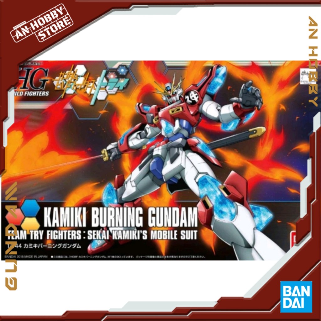 [HÀNG CÓ SẴN] Mô Hình Lắp Ráp HG Kamiki Burning Gundam Series HGBF Tỉ Lệ 1/144