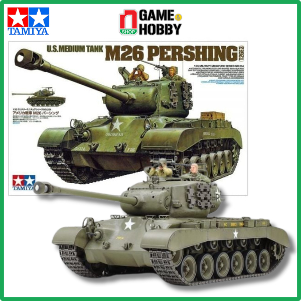 MÔ HÌNH LẮP RÁP XE TĂNG U.S. MEDIUM TANK M26 PERSHING 135 - 35254 CHÍNH HÃNG TAMIYA