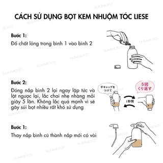Bọt kem nhuộm tóc LIESE