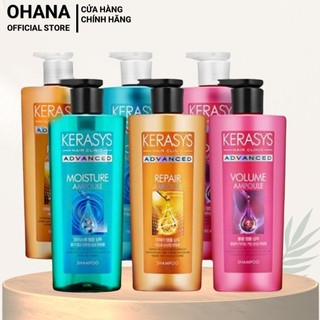 Dầu Gội Và Dầu Xả Kerasys Advanced Chăm Sóc Tóc Chắc Khỏe, Phục Hồi Tóc 600ml
